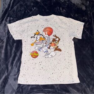 Space Jam Bugs Bunny Daffy Taz Tshirt Size Large